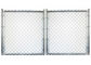 Back Yard Garden Fence Gate PVC Coated Surface Treatment with 10 Gauge