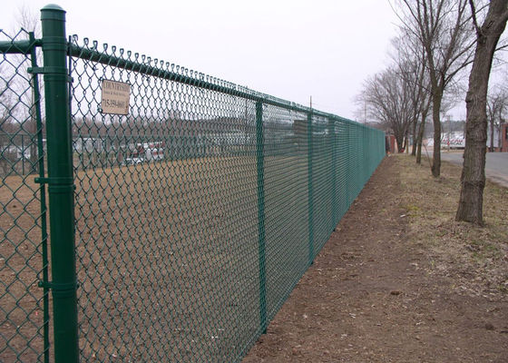 Chuỗi liên kết mạ kẽm Hàng rào 50mm Đường kính ngoài 0,5m - 6m Chiều cao