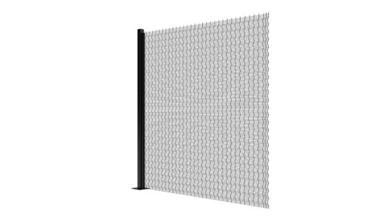 Hàng rào lưới bảo mật cao chống cắt Clear View Cổng trượt 358 Dây chống leo